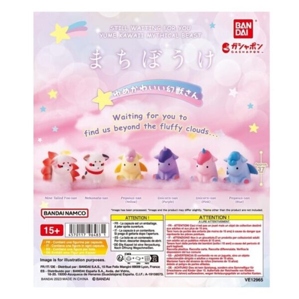 *Set gashapon bandai lote 40 articulos still waiting for you mythical beast