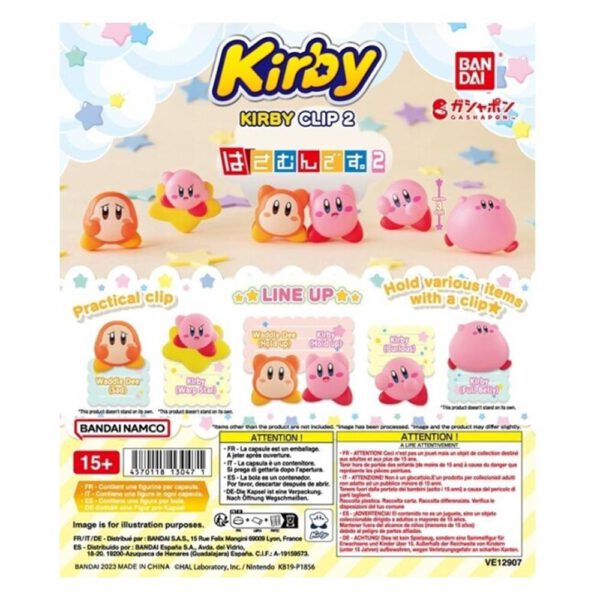 *Set gashapon lote 40 articulos kirby clip 2