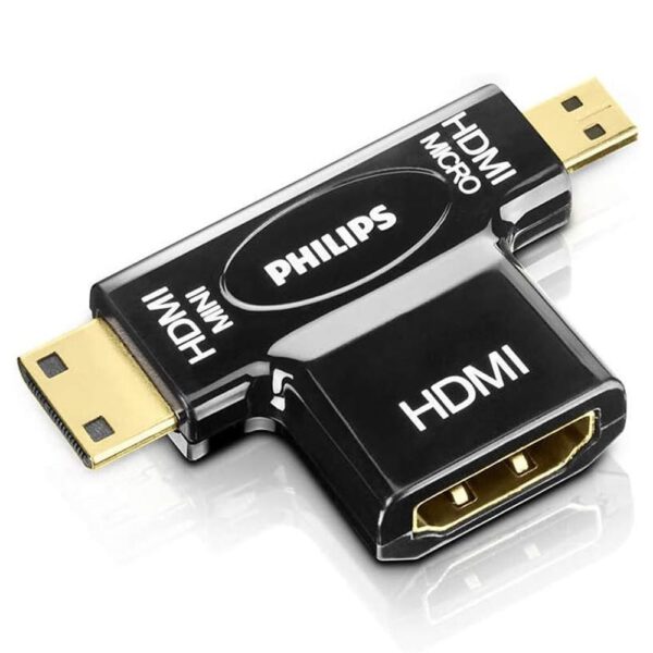 *Adaptador philips swv2429w hdmi - micro hdmi - mini hdmi