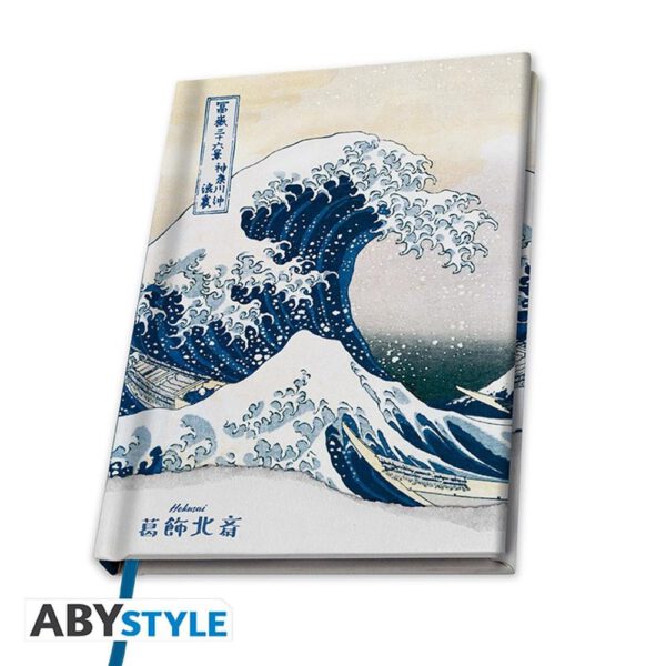 *Cuaderno de notas a5 abystyle hokusai la gran ola