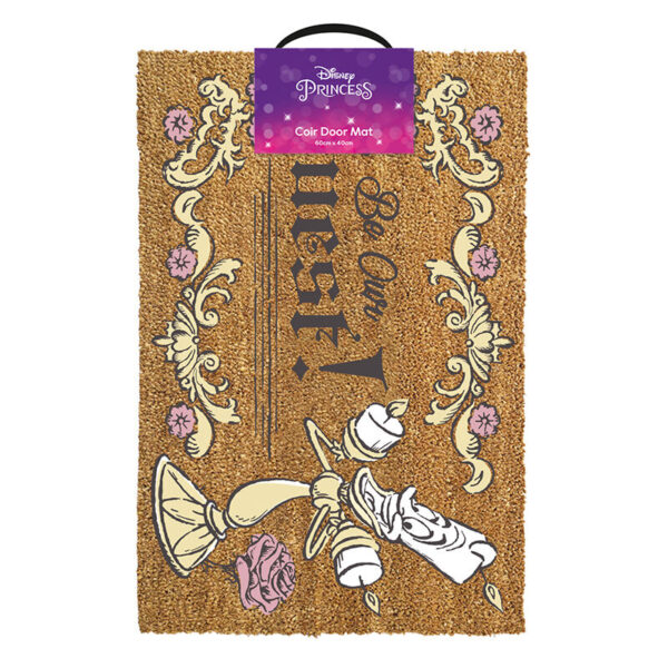 *Felpudo pyramid la bella y la bestia be our guest