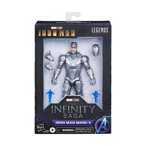 *Figura hasbro marvel legends series the infinity saga iron man mark ii