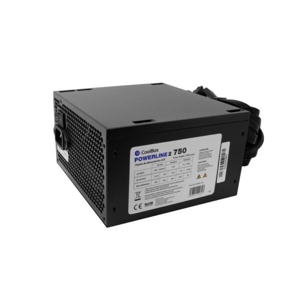 *Fuente alimentacion coolbox powerline2 black - 750 atx 750w
