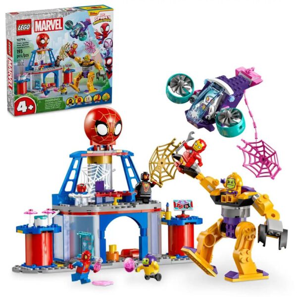 *Lego cuartel general aracnido del equipo spidey