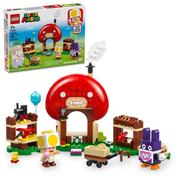 *Lego super mario set de expansion: caco gazapo en la tienda de toad