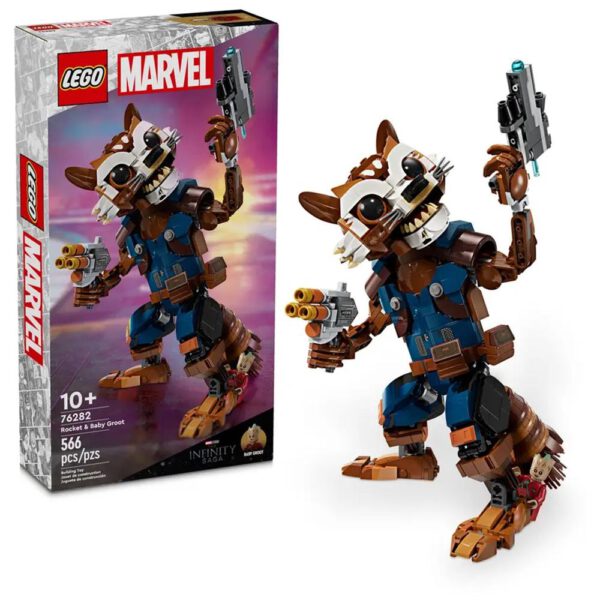 *Lego marvel rocket y bebe groot