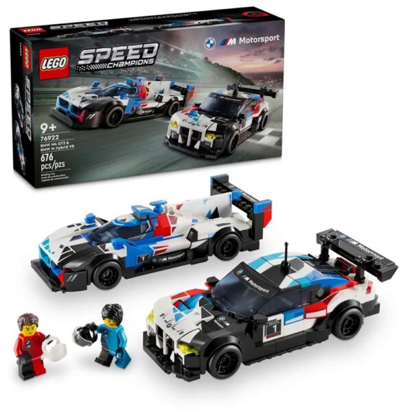 *Lego coche de carreras bmw m4 gt3 y bmw m hybrid v8