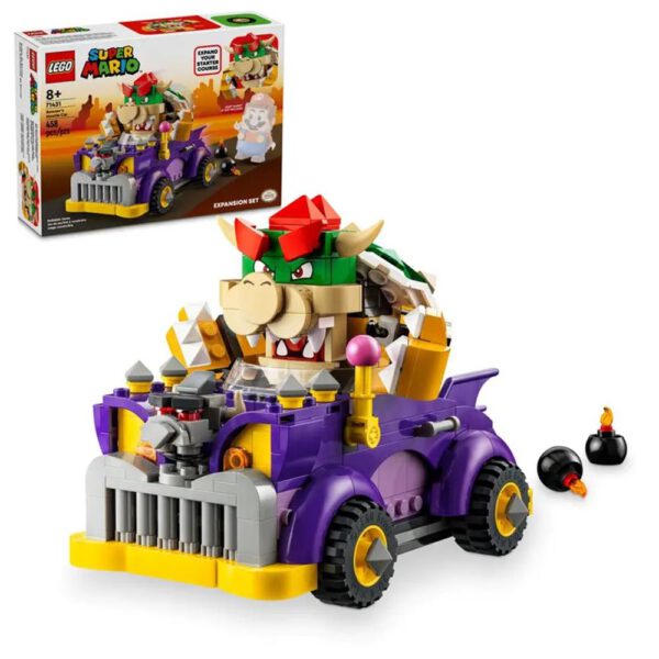 *Lego super mario set de expansion: coche monstruoso de bowser