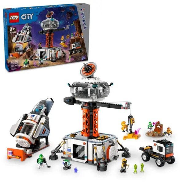 *Lego city base espacial y plataforma de lanzamiento