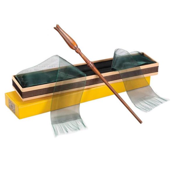 *Replica the noble collection harry potter varita de luna lovegood en caja de olivander