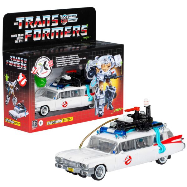 *Figura hasbro transformers x ghostbusters ectotron ecto - 1