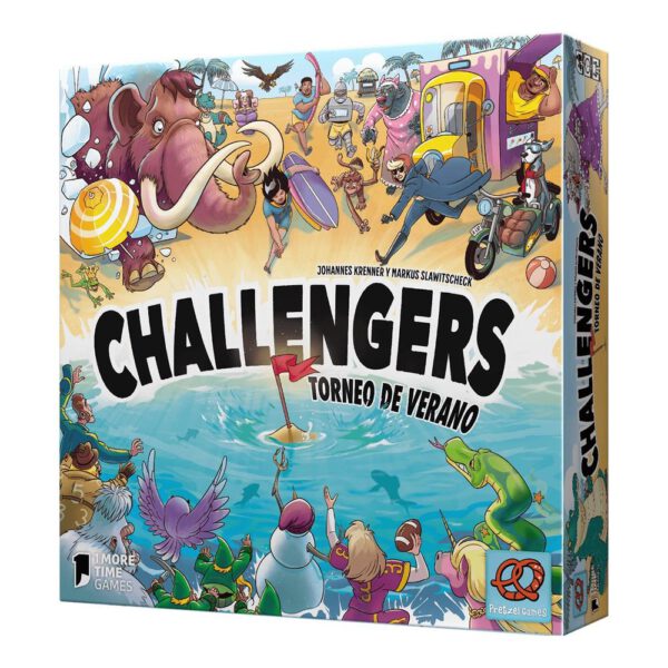 *Juego de mesa challengers! torneo de verano edad recomendada 8 años