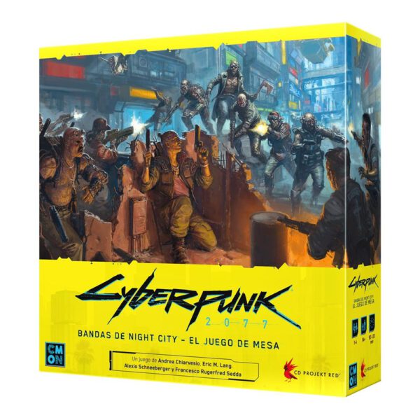 *Juego de mesa cyberpunk 2077: bandas de night city edad recomendada 14 años