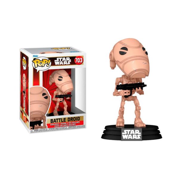 *Funko pop star wars the phantom menace androide de batalla 76016