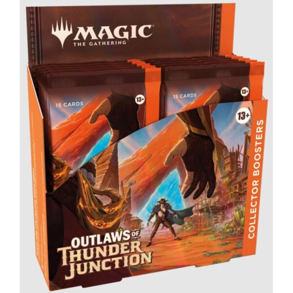 *Juego de cartas magic the gathering outlaws of thunder junction caja de sobres coleccionista inglés