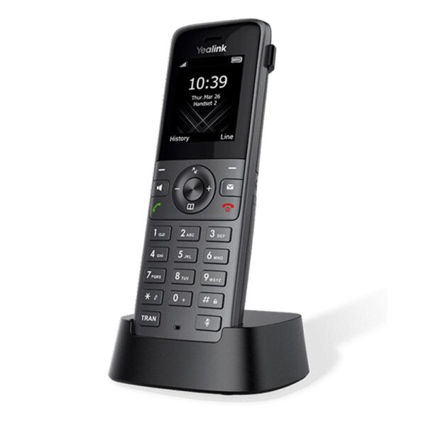 *Telefono inalambrico dect yealink w73h negro