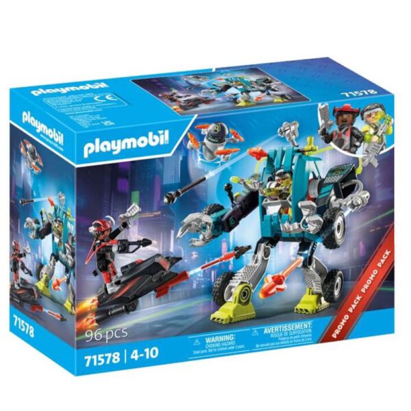 *Playmobil robot vs planeador