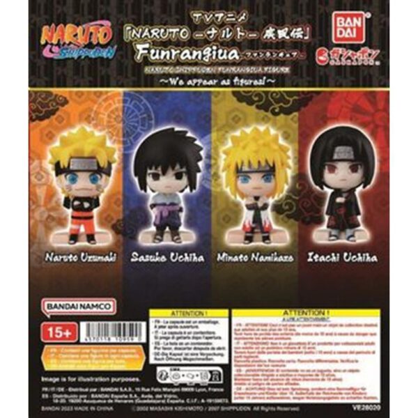 *Surtido bandai gashapon naruto shippuden funrangiua 30 articulos