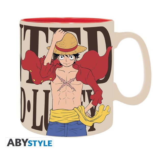 *Taza abystyle one piece luffy & wanted