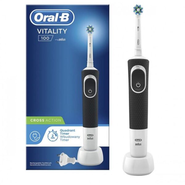 *Cepillo dental electrico braun oral b vitality 100 crossaction negro