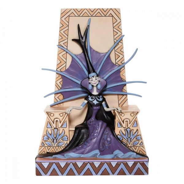 *Figura enesco disney el emperador kuzco yzma en su trono