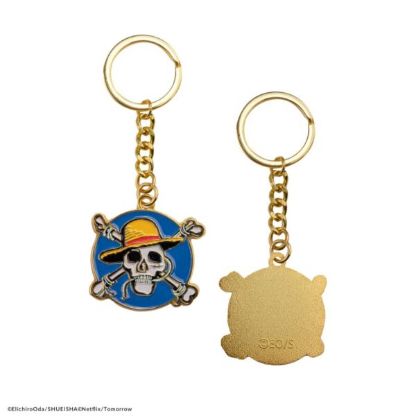 *Llavero cinereplicas one piece monkey d. luffy logo