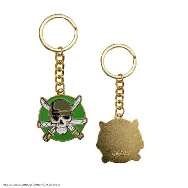 *Llavero cinereplicas one piece roronoa zoro logo