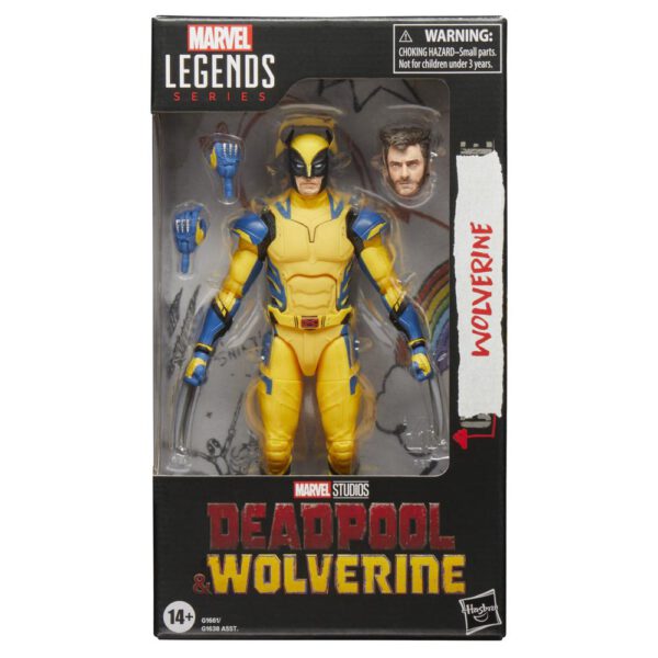 *Figura hasbro marvel legends series deadpool & walverine -  walverine