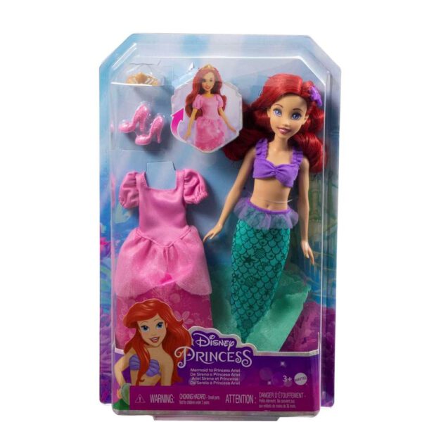 *Muñeca mattel princesa diseny ariel de sirena