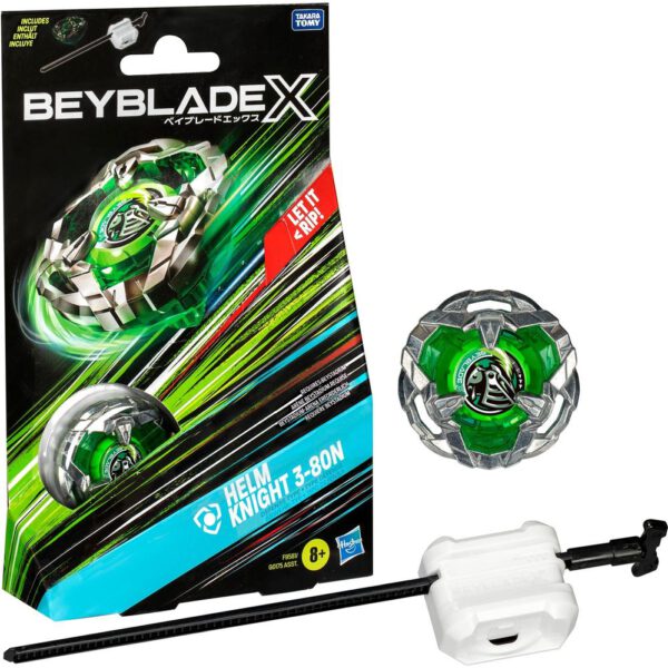 *Juego hasbro beyblade helm knight defense