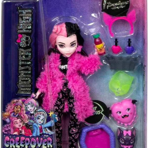 *Muñeca mattel monster high fiesta de pijamas y mascotas