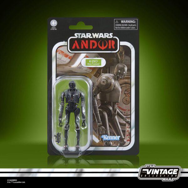 *Figura hasbro star wars the vintage collection andor k - 2so (kay tuesso)