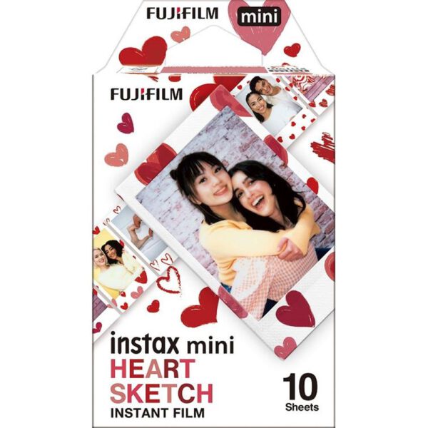 *Pelicula fujifilm para instax mini heart sketch