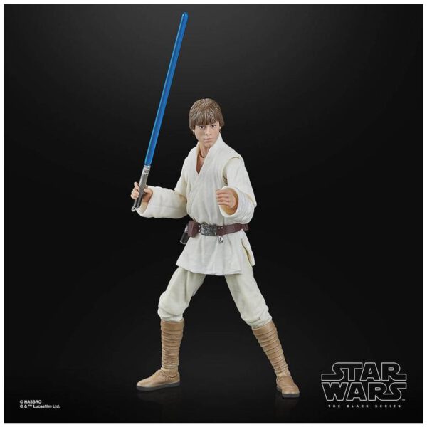 *Figura hasbro star wars a new hope the black series luke skywalker