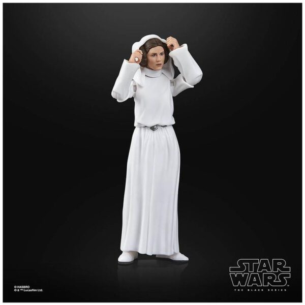 *Figura hasbro star wars a new hope the black series princess leia organa