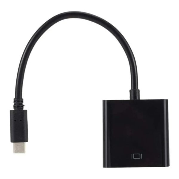 *Adaptador usb tipo c a vga fhd equip macho - hembra