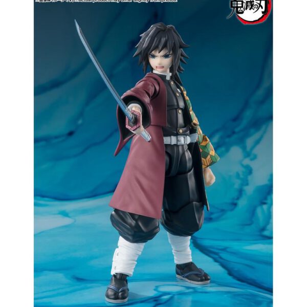 *Figura tamashii nations giyu tomioka 15 cm demon slayer kimetsu no yaiba sh figuarts