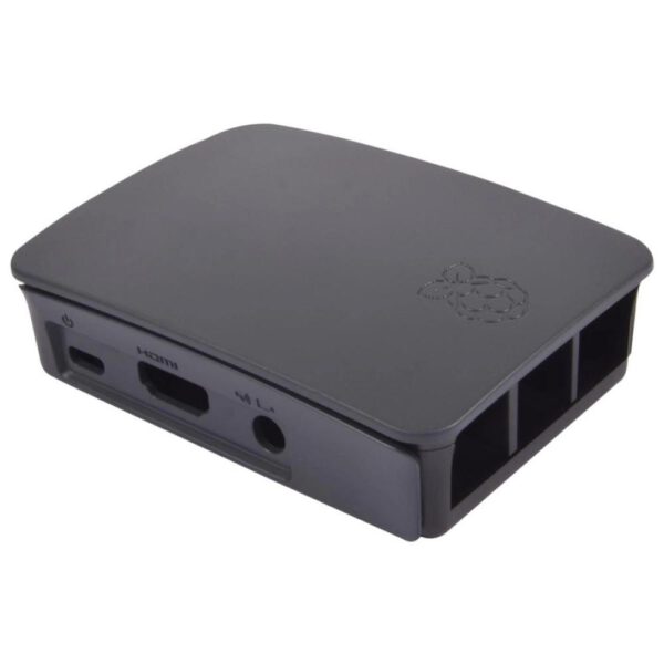 *Carcasa raspberry pi 3 negra y gris