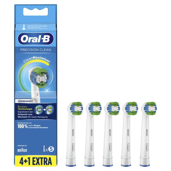 *Pack de 4 cabezales + 1 recambios braun oral - b