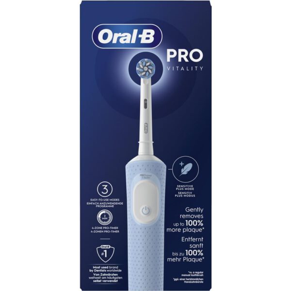 *Cepillo dental electrico braun oral b vitality pro azul
