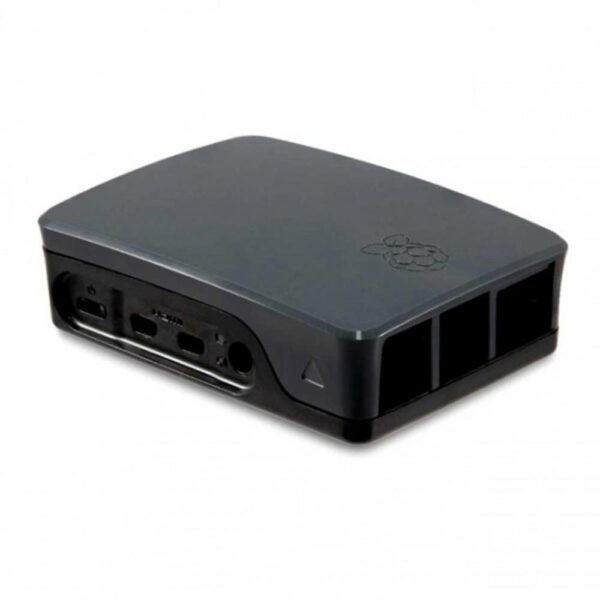 *Carcasa raspberry pi 4 negra y gris