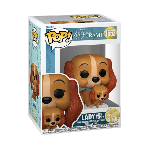 *Funko pop la dama y el vagabundo -  dama con cachorro