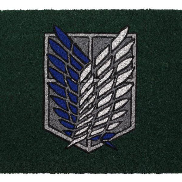 *Felpudo 60x40 cm emblema scout attack on titans