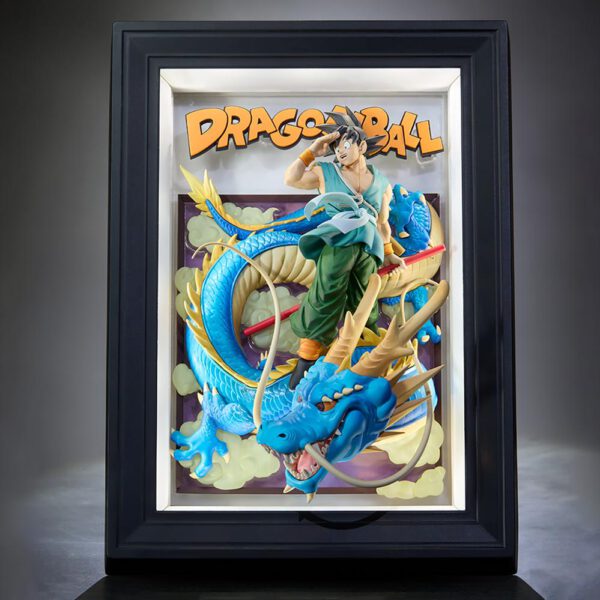 *Son goku and dragon cuadro 3d 275 cm dragon ball tamashii art