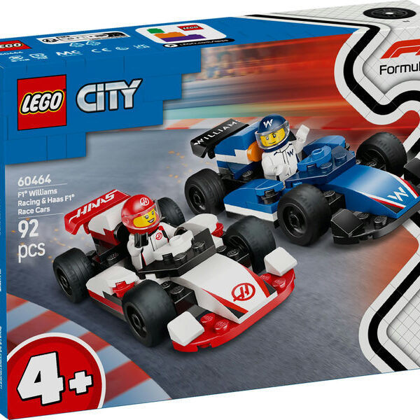 *Lego city formula 1 coches william racing y haas f1