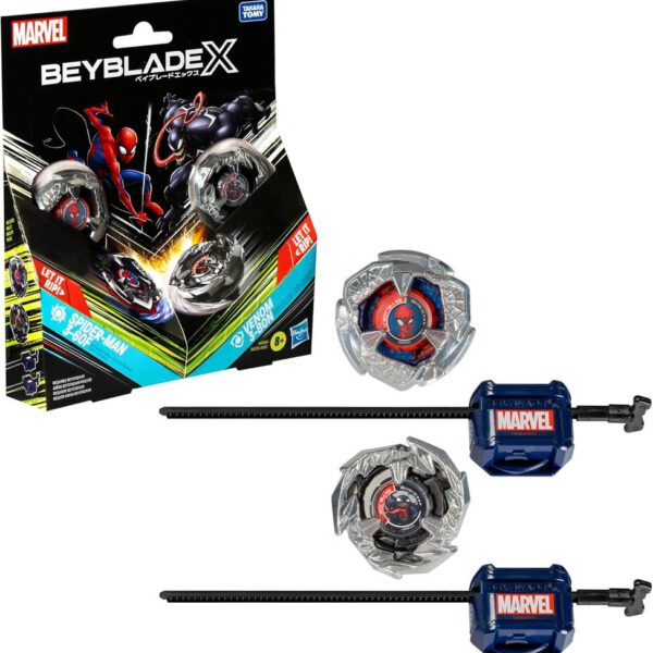 *Juego beyblade x spider - man 3 - 60f vs. venom 3 - 80n