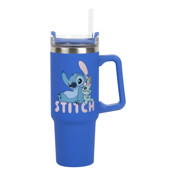 *Vaso de viaje termico con pajita paladone disney stitch 900ml