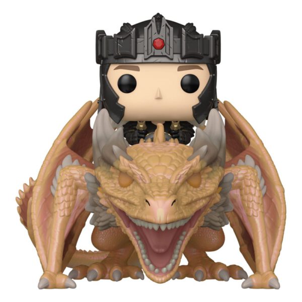 *Funko pop rides la casa del dragón aegon targaryen w -  sunfyre