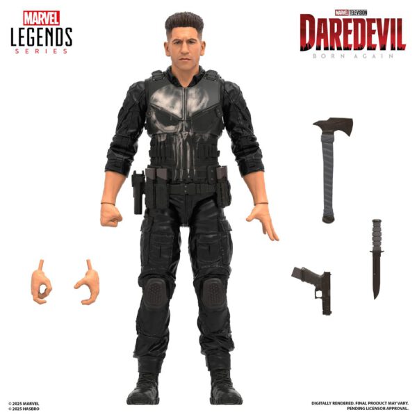 *Figura hasbro marvel legends series daredevil born again punisher