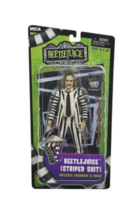 *Beetlejuice black and white striped suit scale action fig. 18 cm beetlejuice (1988)